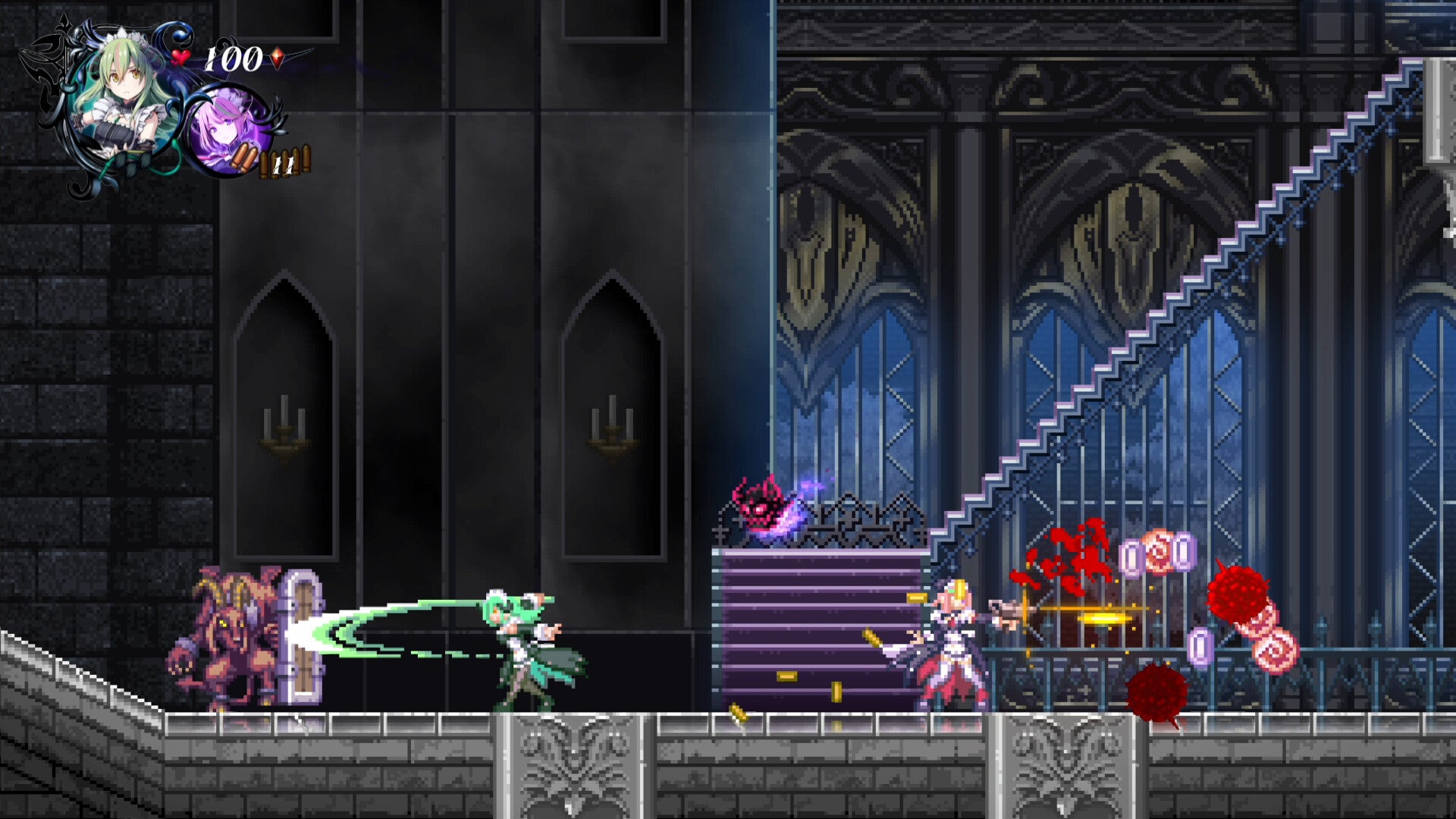 Gal Guardians: Servants Of The Dark screenshot 2 for Nintendo Switch