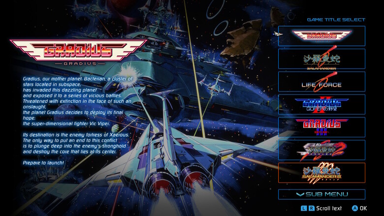 Gradius Origins [Classic Edition] screenshot 2 for Nintendo Switch