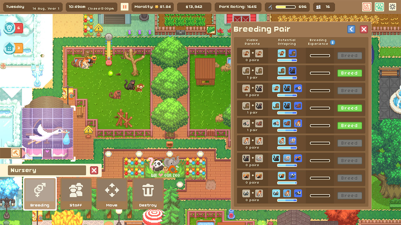 Let's Build A Zoo screenshot 3 for Nintendo Switch