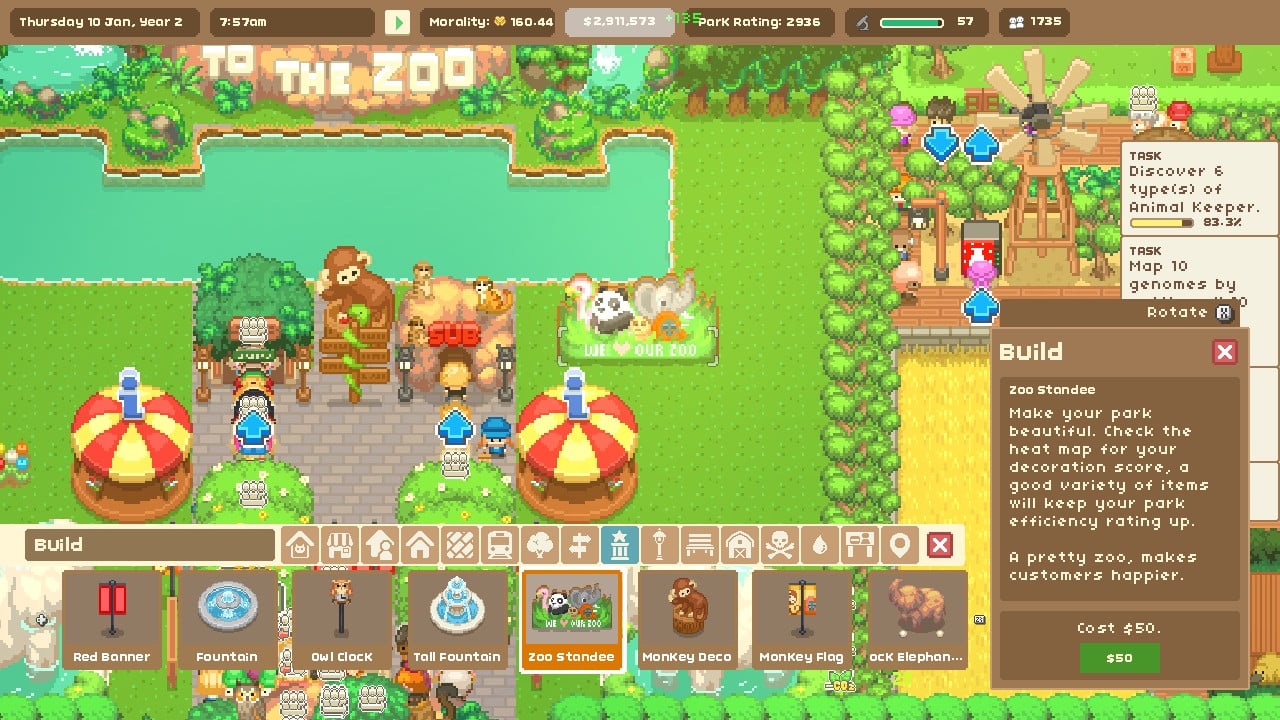 Let's Build A Zoo screenshot 5 for Nintendo Switch