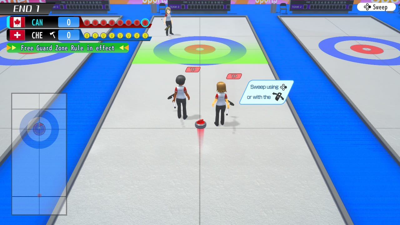 Let's Play Curling screenshot 3 for Nintendo Switch