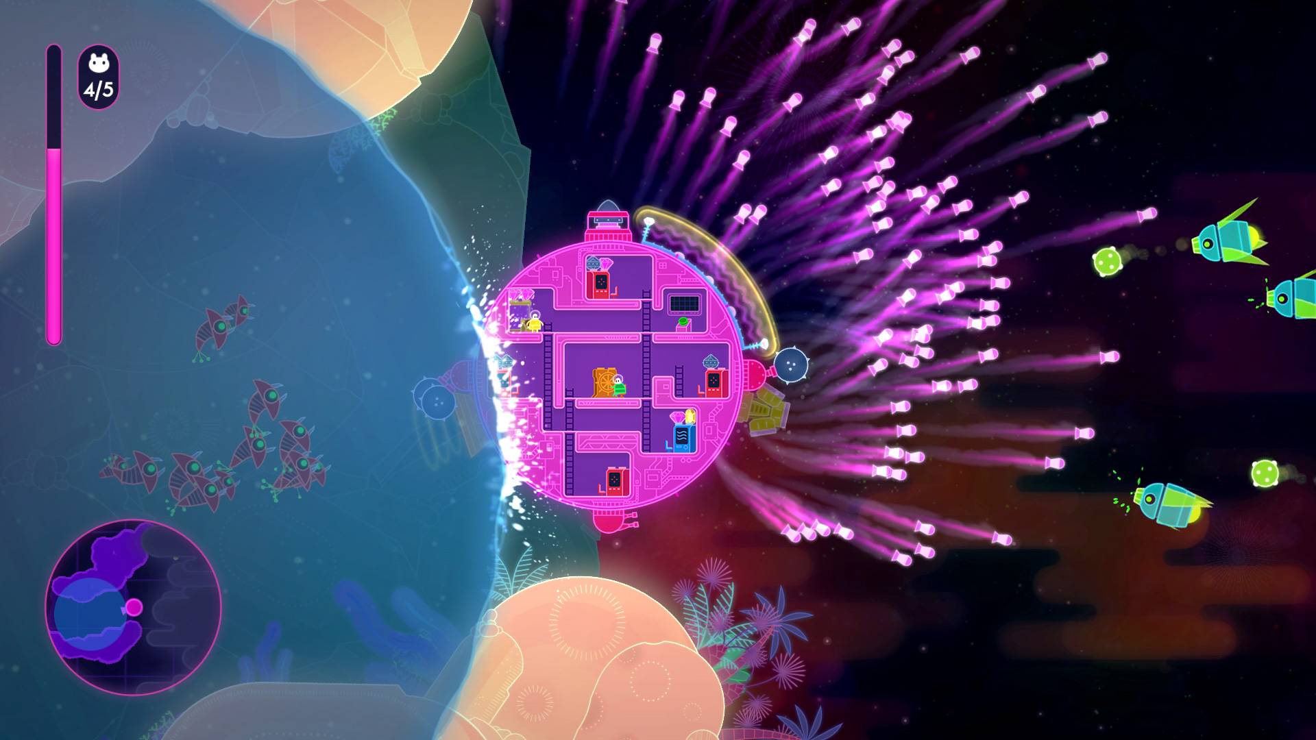Lovers in a dangerous spacetime Limited Run screenshot 4 for Nintendo Switch