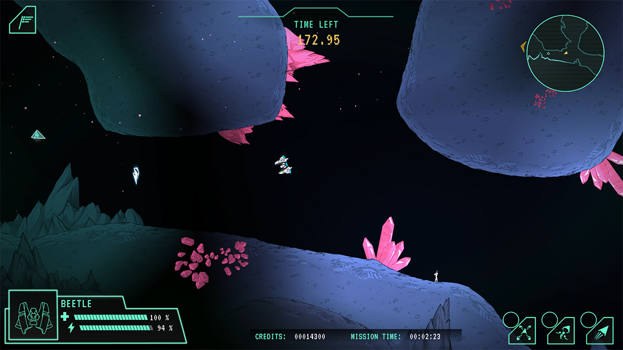 Lunar Lander Beyond screenshot 2 for Nintendo Switch