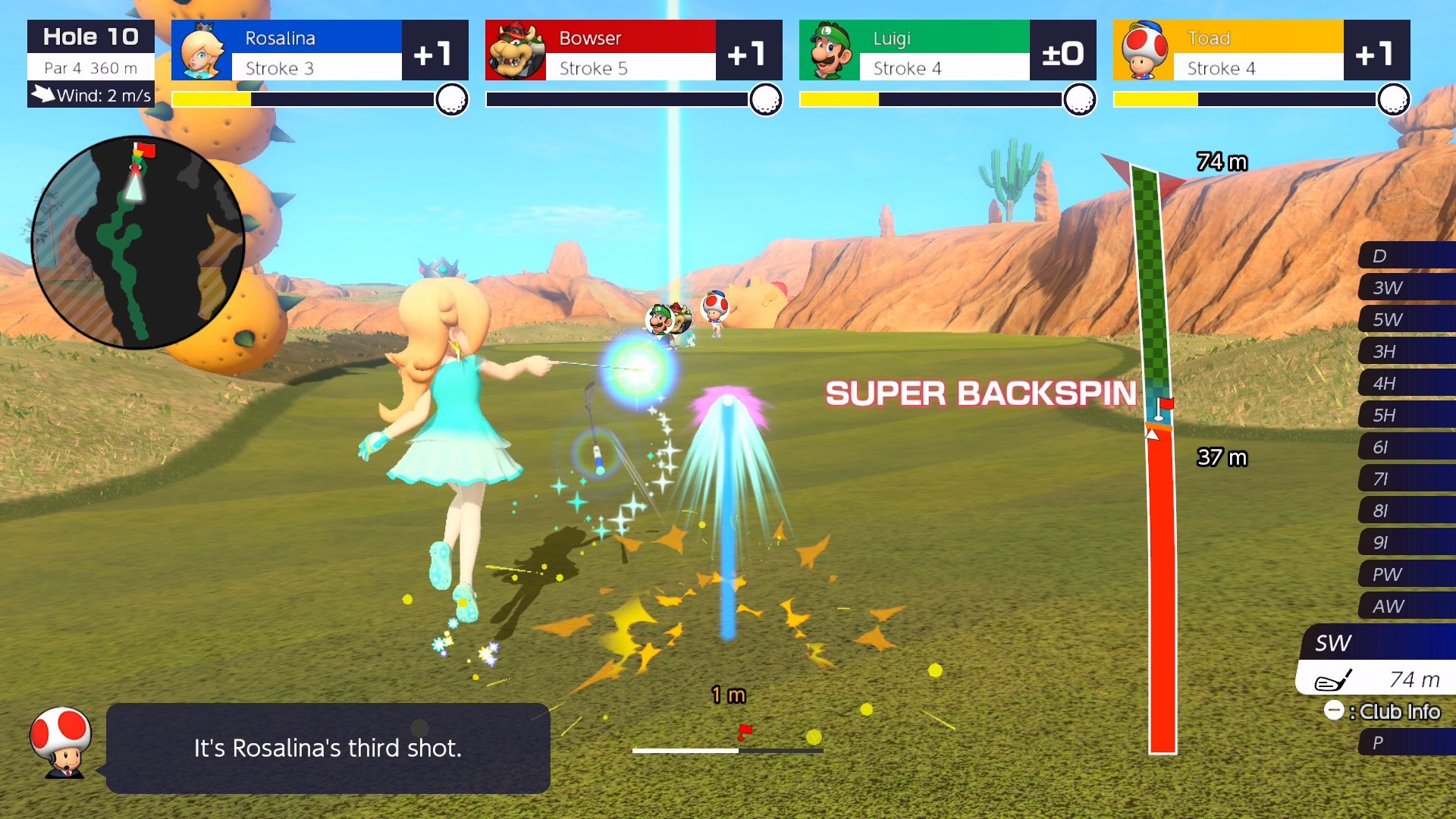 Mario Golf: Super Rush screenshot 4 for Nintendo Switch