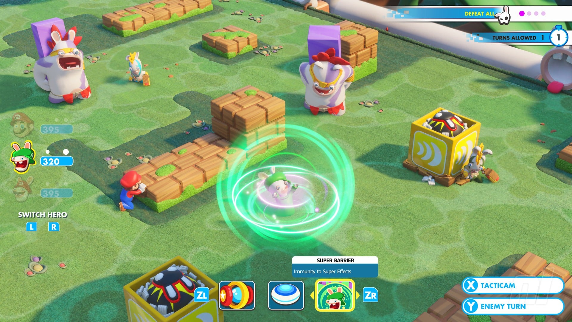 Mario + Rabbids Kingdom Battle screenshot 5 for Nintendo Switch