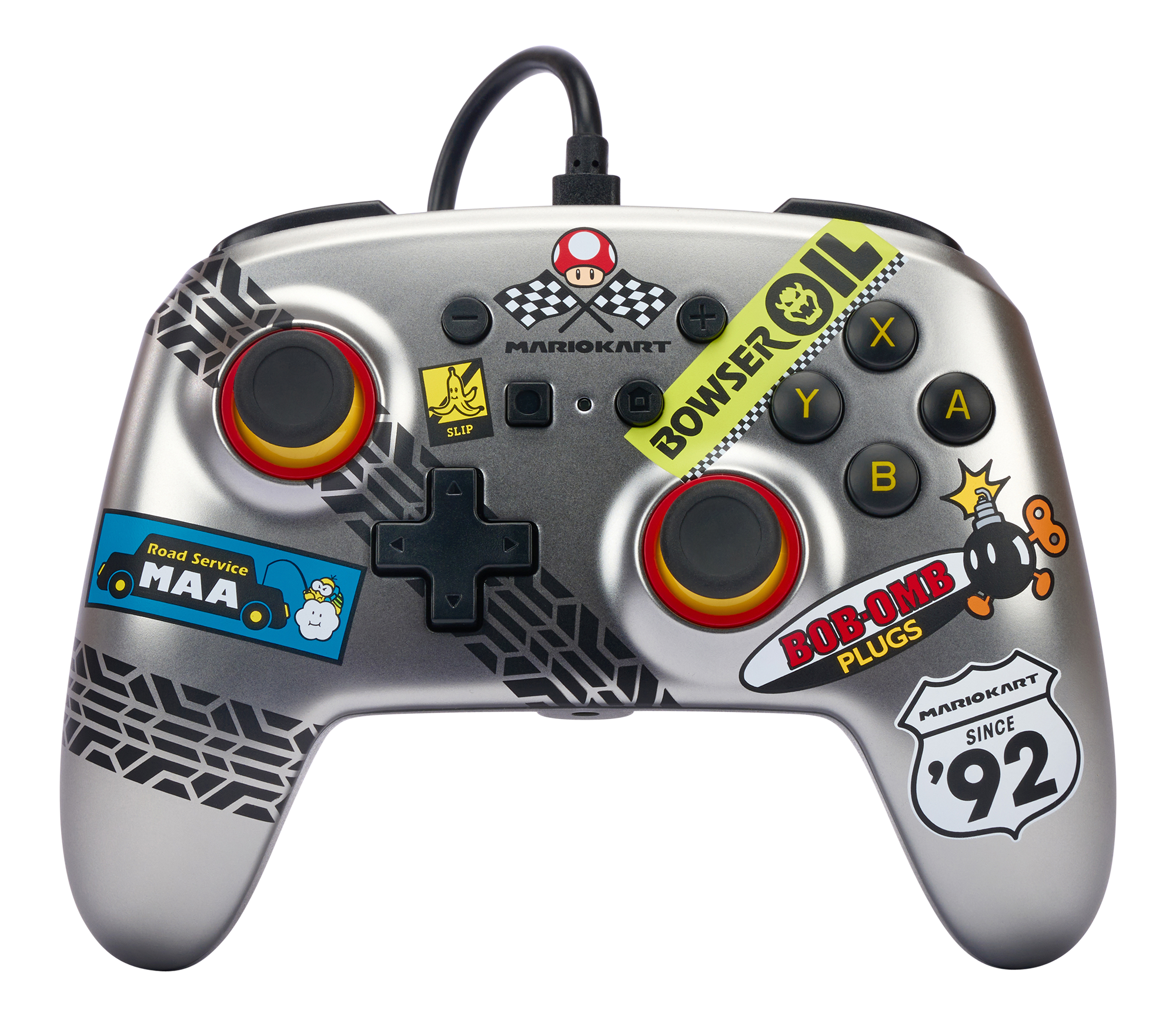 Mario White Wired Controller screenshot 4 for Nintendo Switch