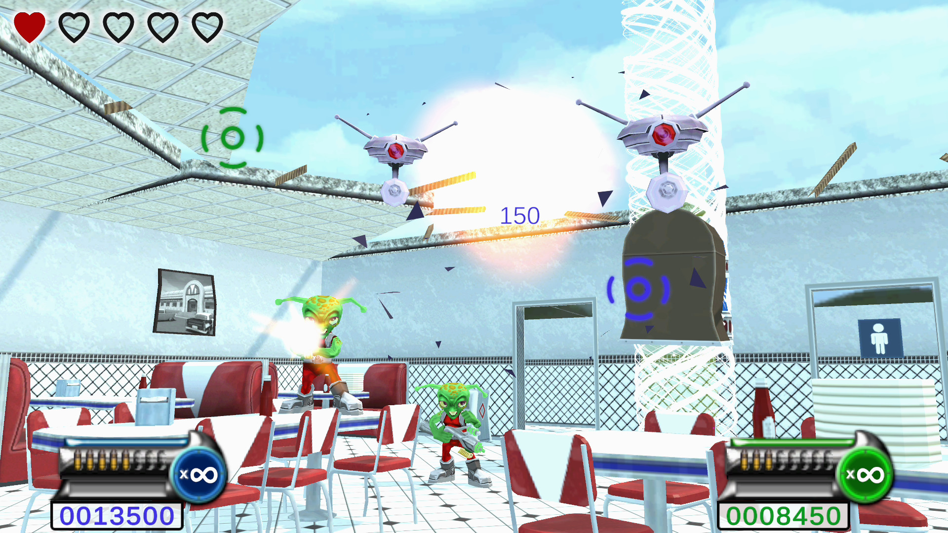 Martian Panic Alien Blaster screenshot 3 for Nintendo Switch