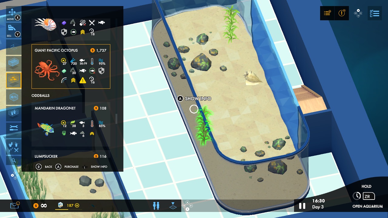 Megaquarium screenshot 2 for Nintendo Switch