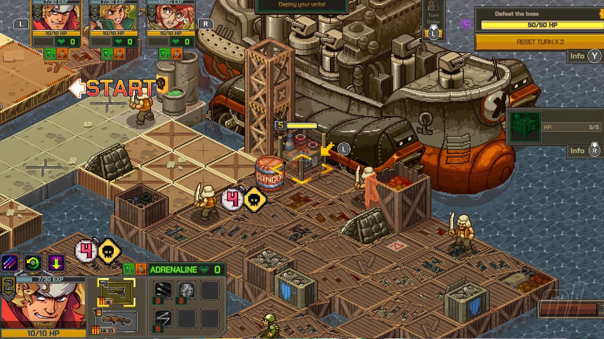 Metal Slug Tactics screenshot 3 for Nintendo Switch
