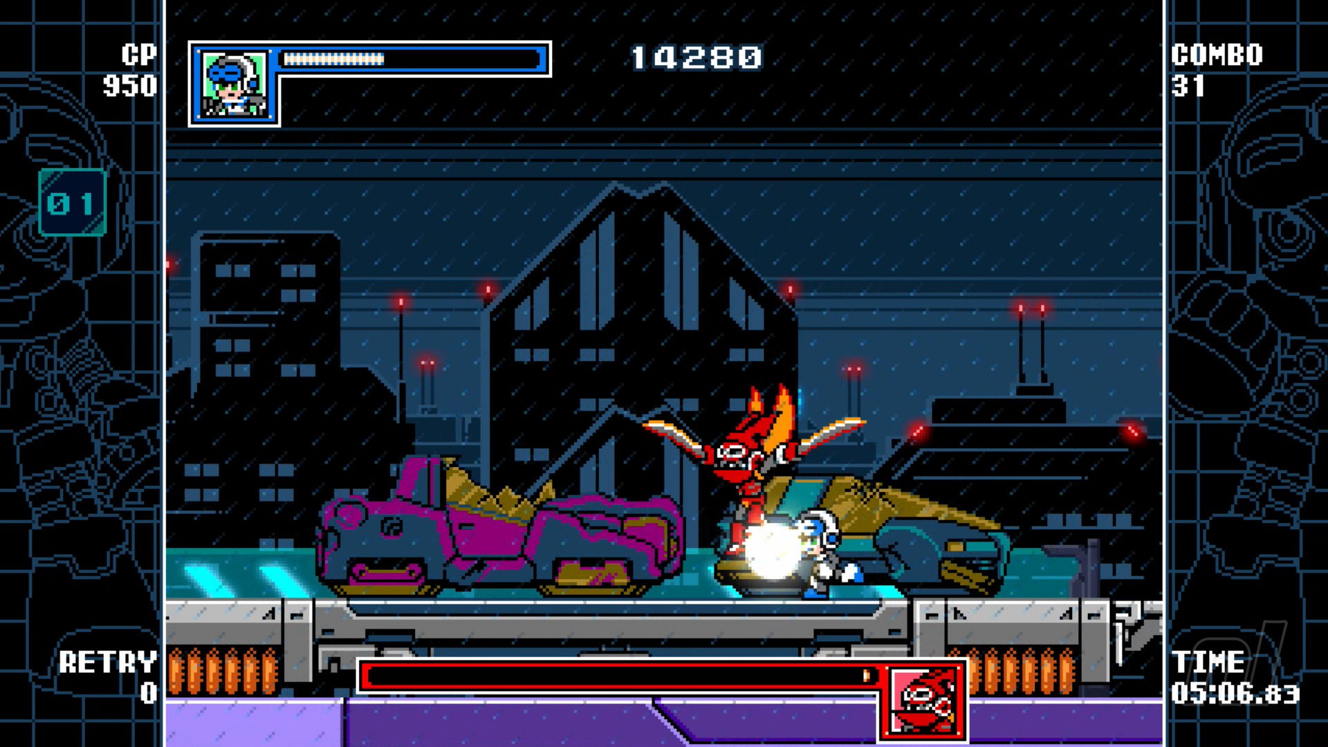 Mighty Gunvolt Burst screenshot 4 for Nintendo Switch