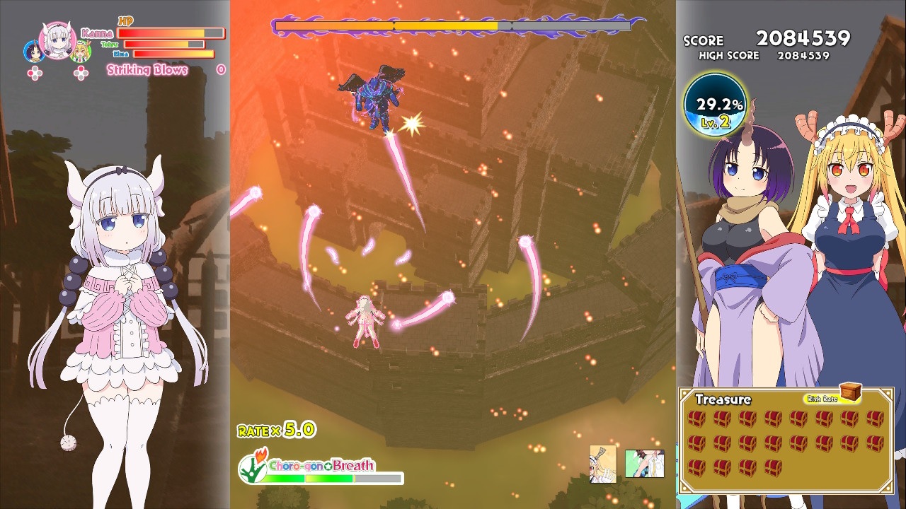 Miss Kobayashi's Dragon Maid: Sakuretsu!! Chorogon Breath screenshot 2 for Nintendo Switch