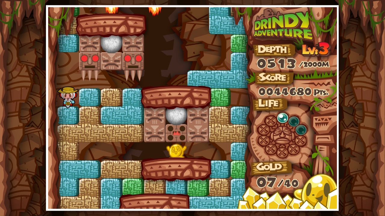Mr. Driller DrillLand screenshot 2 for Nintendo Switch