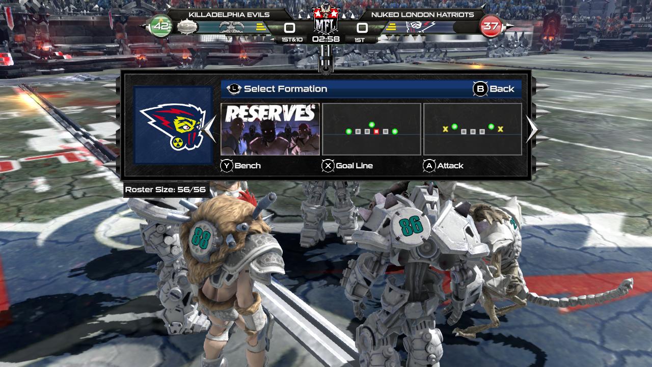 Mutant Football League Dynasty Edition screenshot 3 for Nintendo Switch