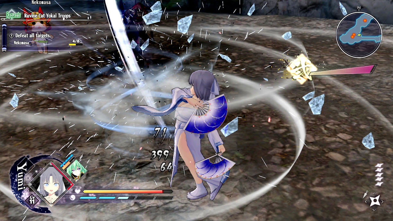 Neptunia X Senran Kagura: Ninja Wars screenshot 3 for Nintendo Switch