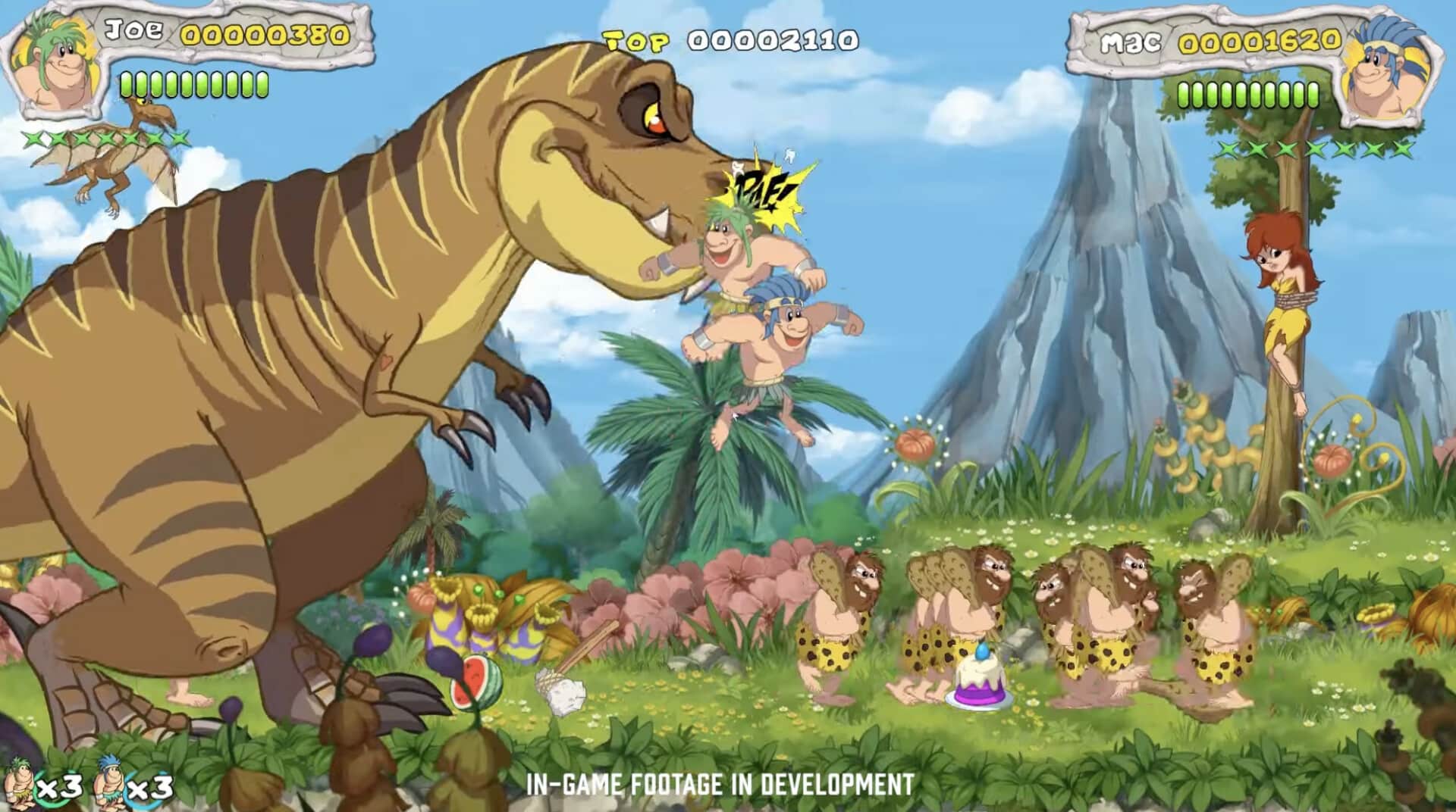 New Joe & Mac: Caveman Ninja screenshot 2 for Nintendo Switch