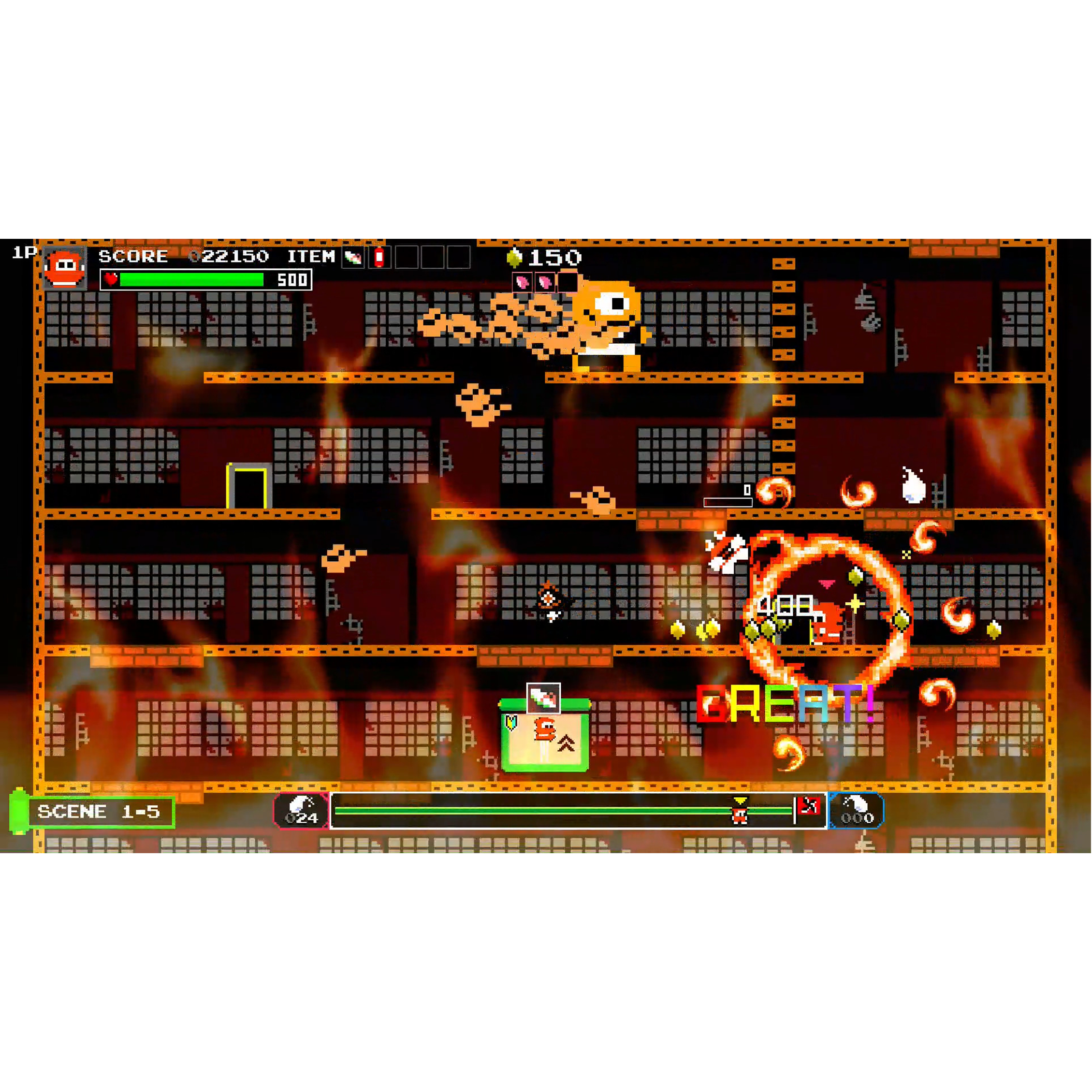 Ninja Jajamaru: The Great Yokai Battle + Hell Deluxe Edition screenshot 7 for Nintendo Switch