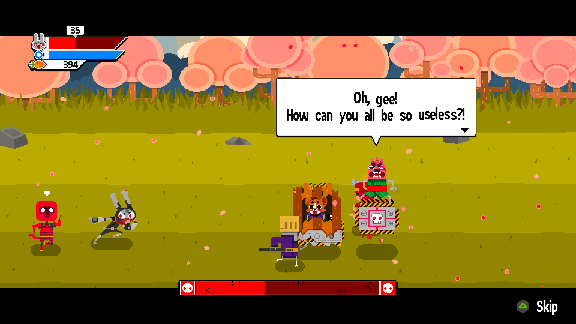 NinJin Clash of Carrots screenshot 3 for Nintendo Switch