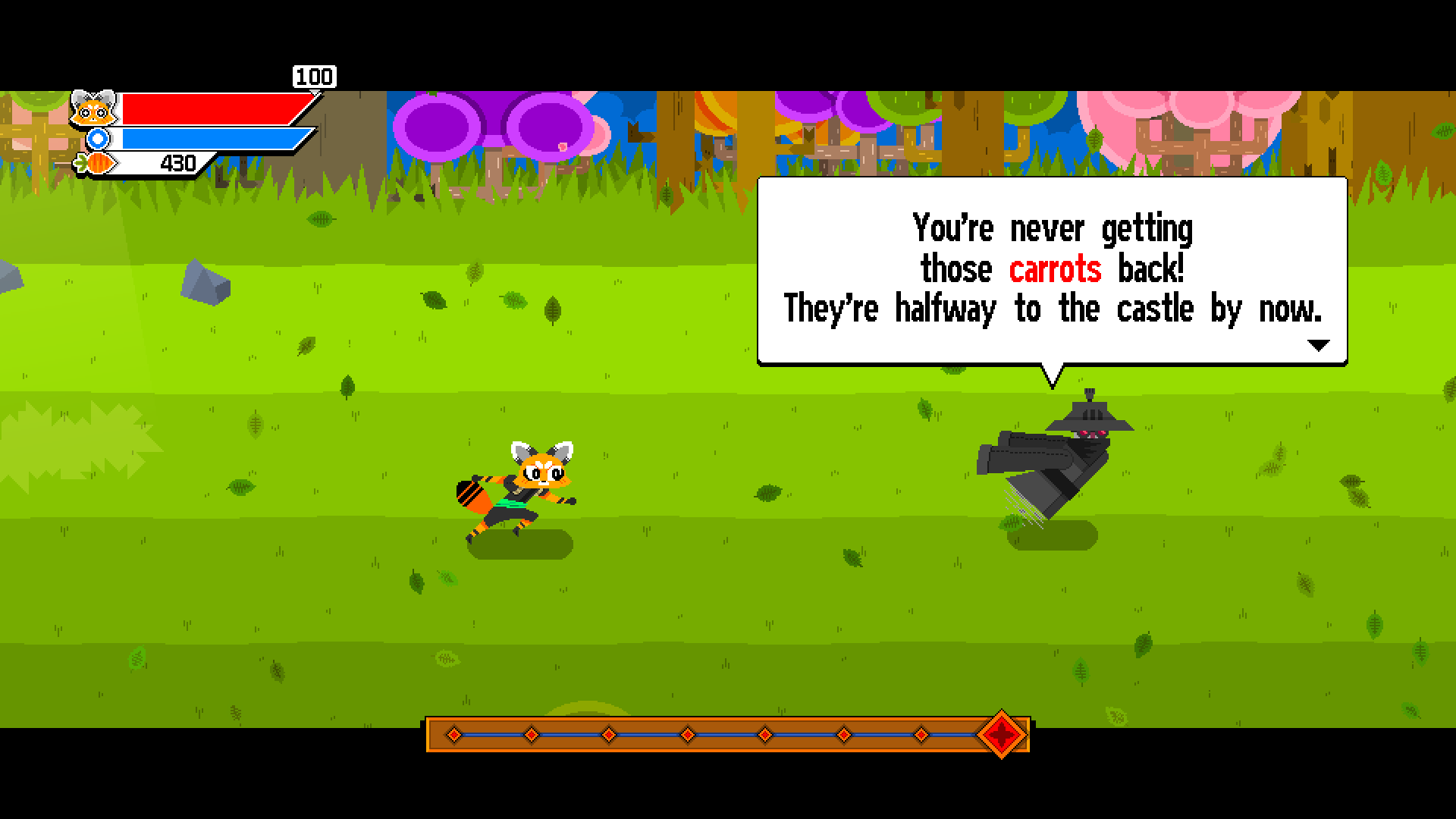 NinJin Clash of Carrots screenshot 5 for Nintendo Switch