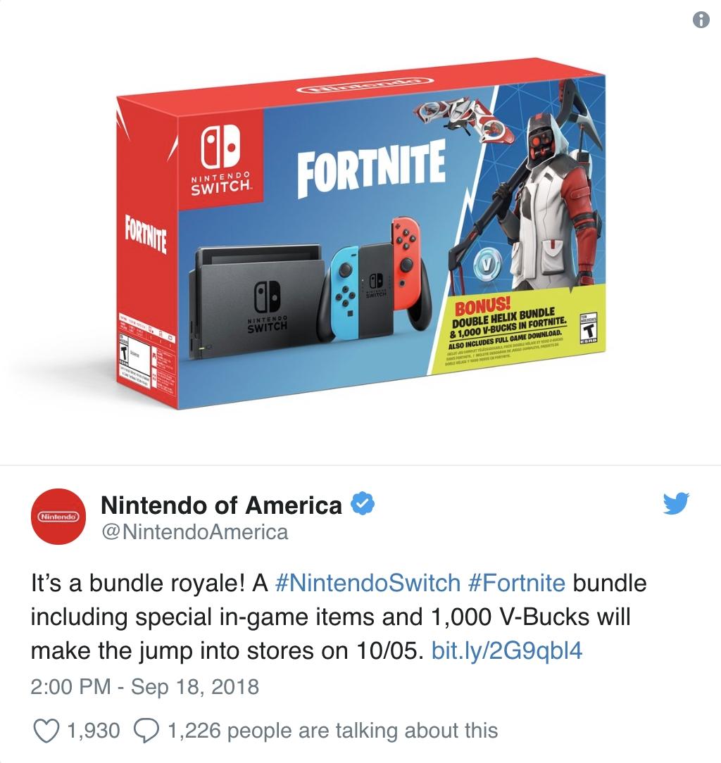 Nintendo Switch Fortnite Double Helix Bundle screenshot 2 for Nintendo Switch
