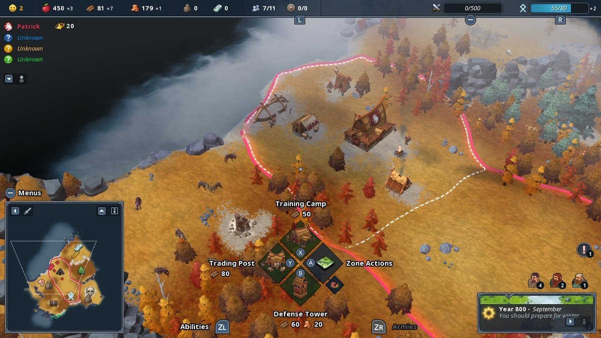 Northgard screenshot 3 for Nintendo Switch