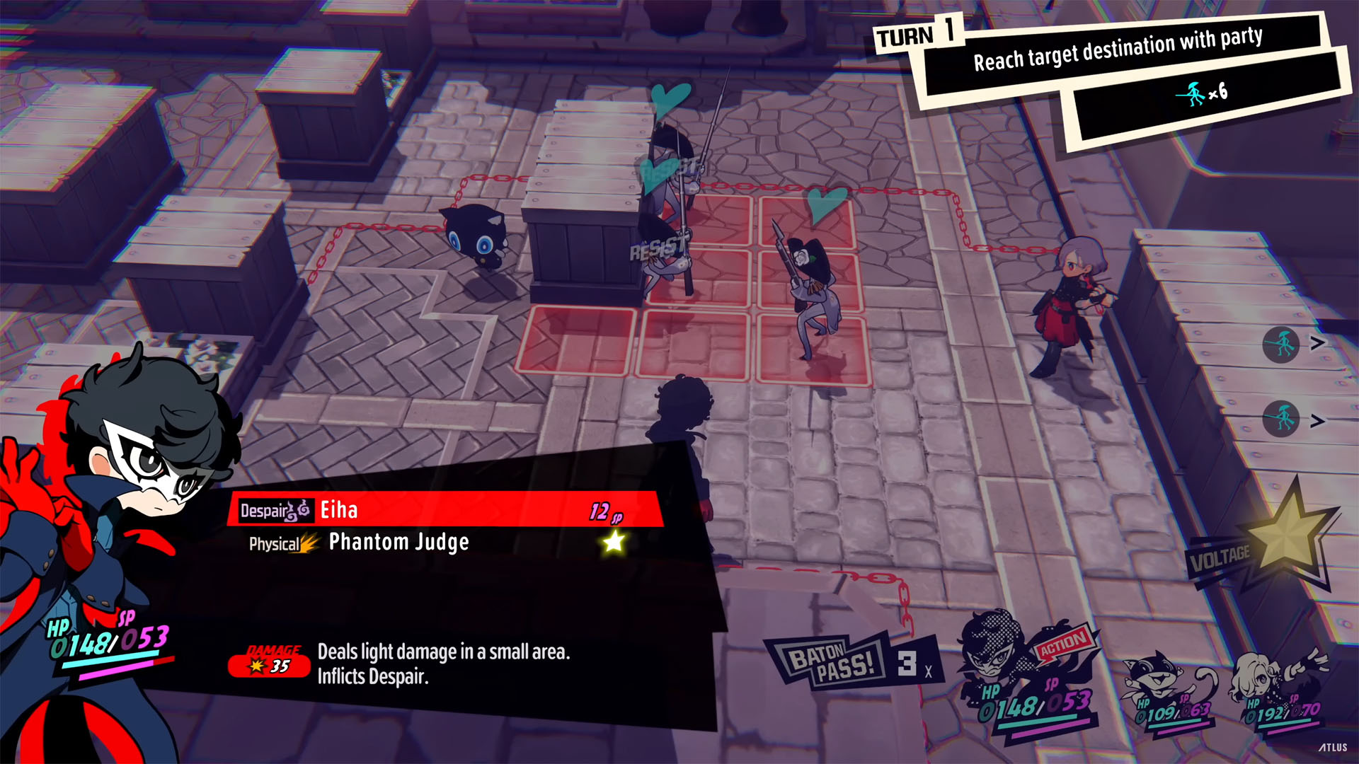 Persona 5 Tactica screenshot 4 for Nintendo Switch