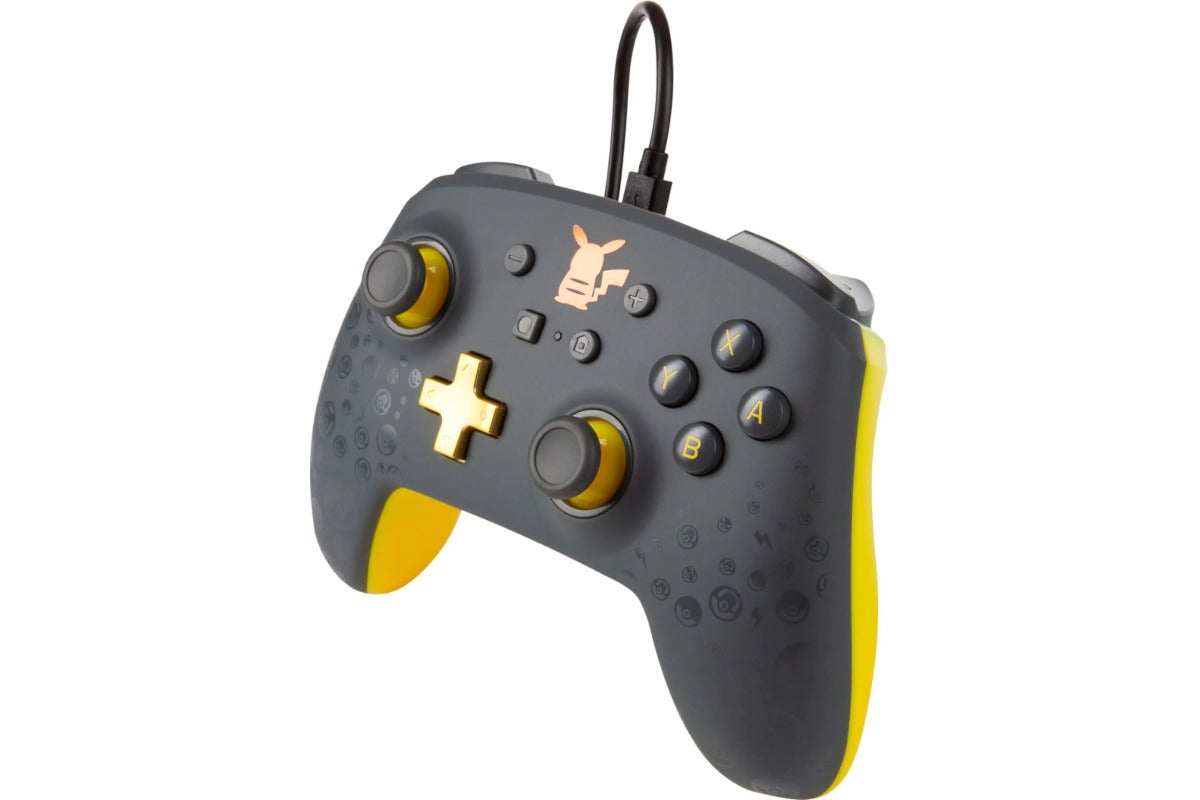 Pikachu Black & Gold Wireless Controller screenshot 3 for Nintendo Switch