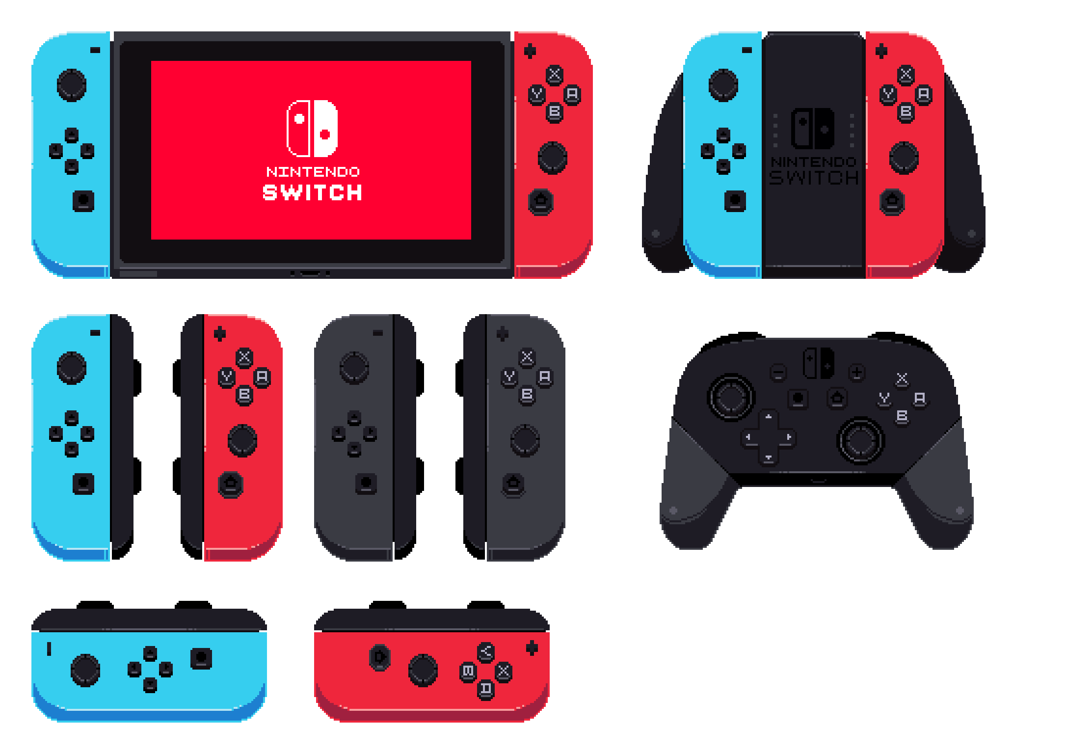 Pixel Pikachu Wired Controller screenshot 2 for Nintendo Switch