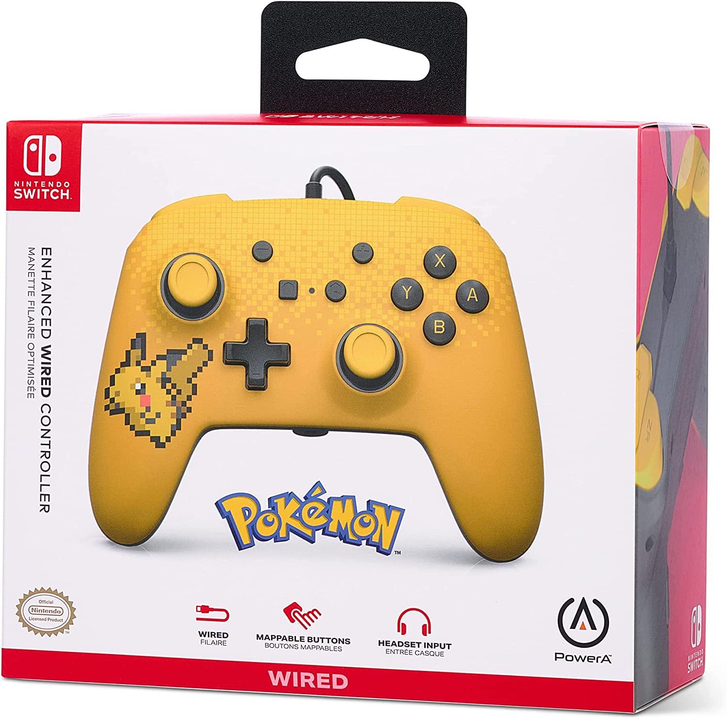 Pixel Pikachu Wired Controller screenshot 4 for Nintendo Switch