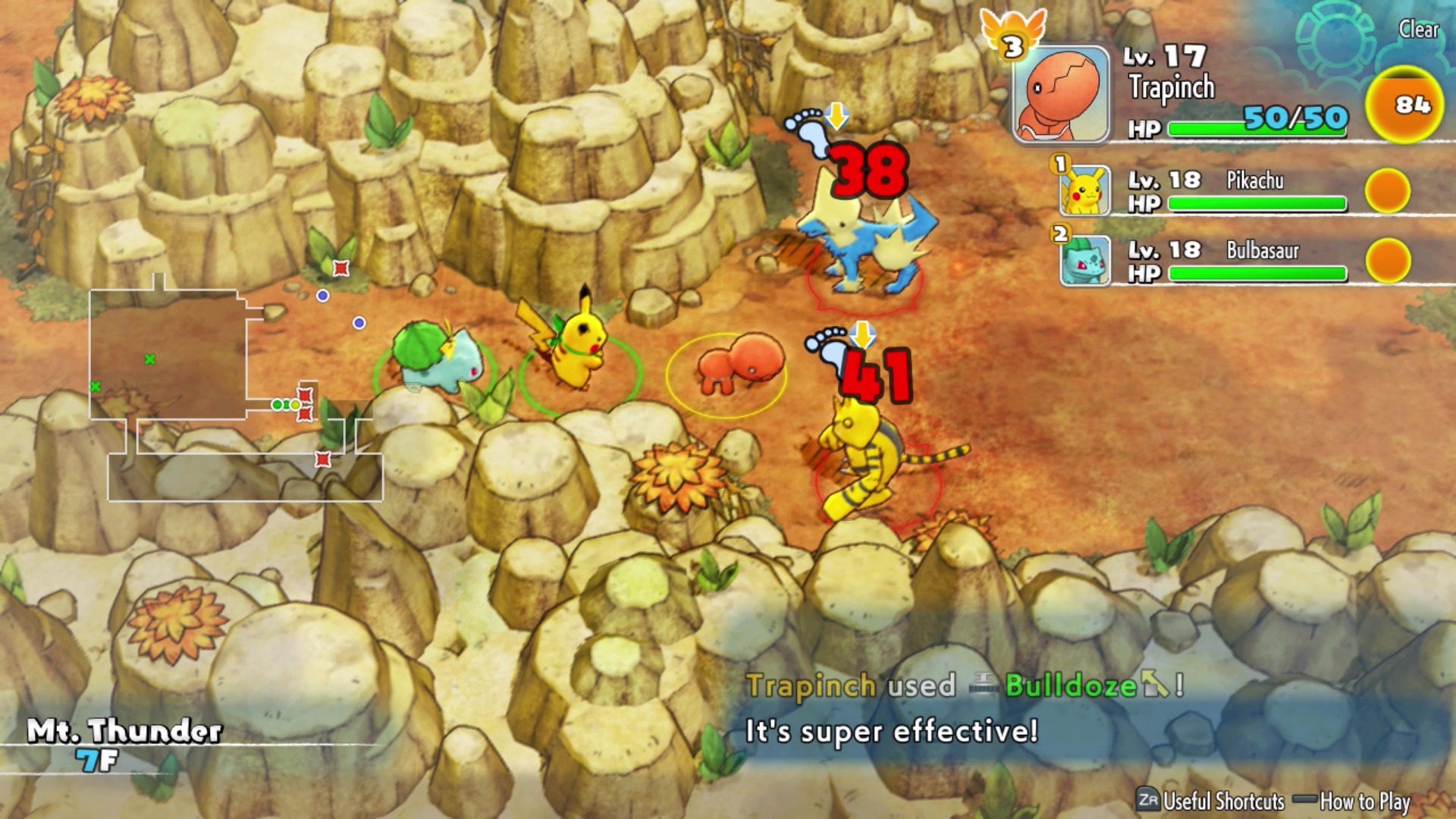 Pokemon Mystery Dungeon: Rescue Team DX screenshot 2 for Nintendo Switch