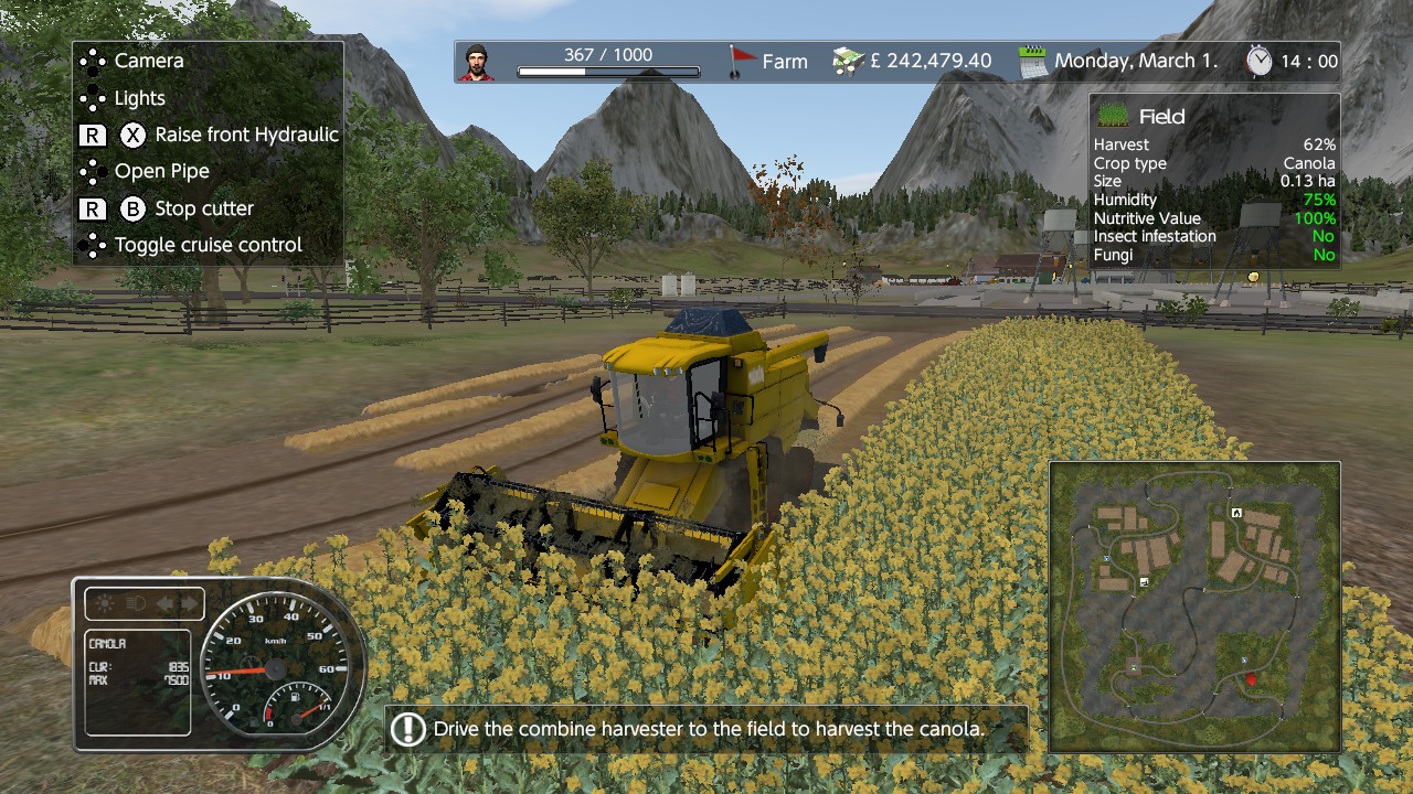 Professional Farmer: Nintendo Switch Edition screenshot 2 for Nintendo Switch