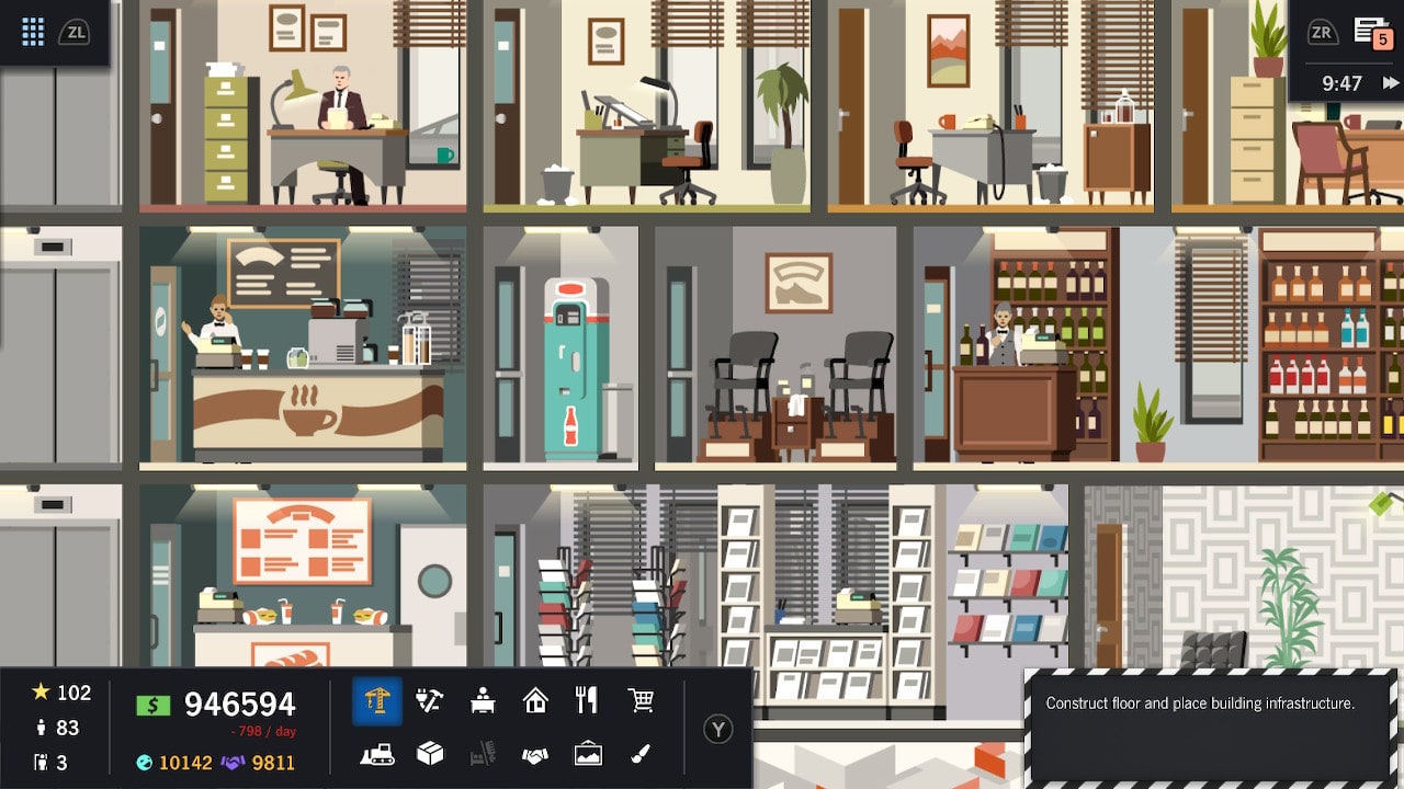 Project Highrise Architect Edition screenshot 3 for Nintendo Switch