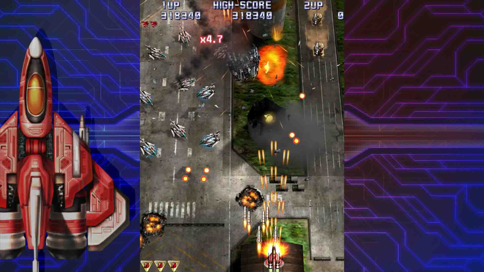 Raiden IV x MIKADO Remix screenshot 3 for Nintendo Switch