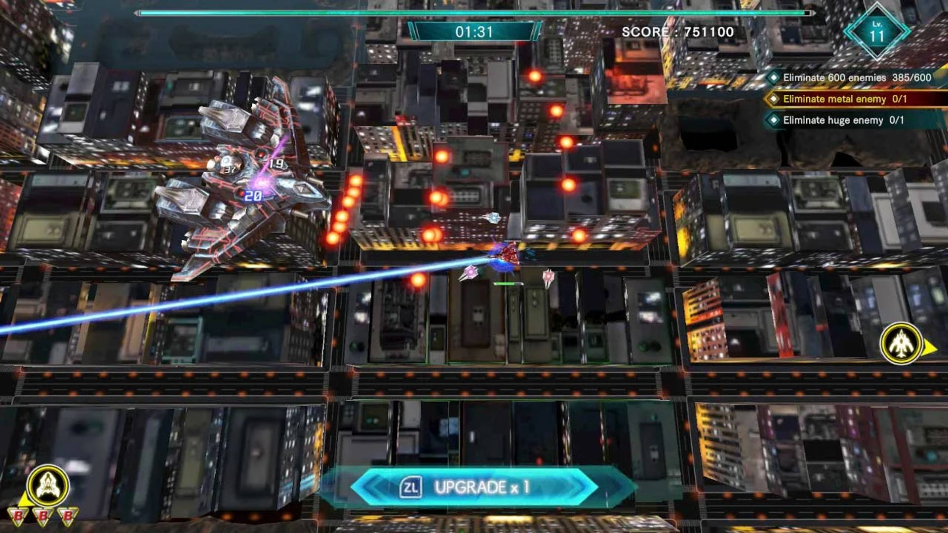 RAIDEN NOVA STANDARD EDITION screenshot 4 for Nintendo Switch