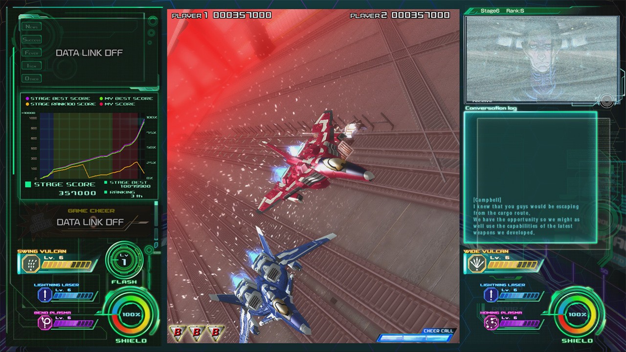 Raiden V Director's Cut screenshot 4 for Nintendo Switch