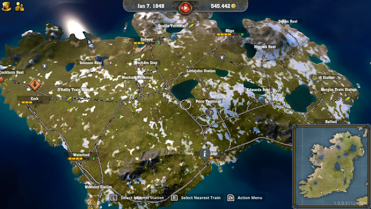 Railway Empire 2 screenshot 2 for Nintendo Switch