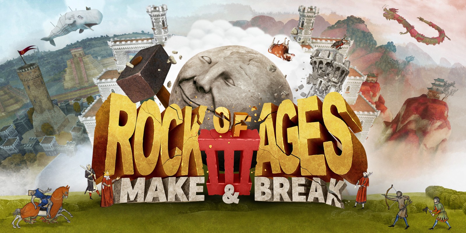 Rock of Ages III: Make & Break screenshot 2 for Nintendo Switch