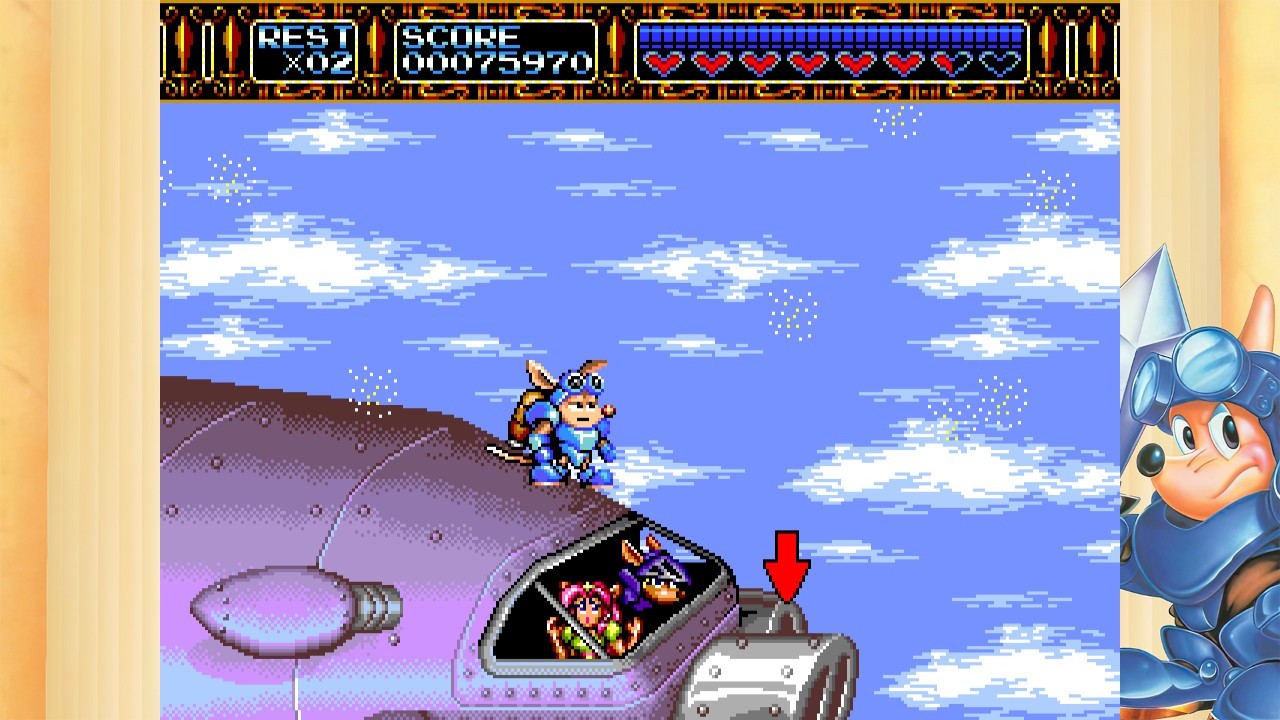 Rocket Knight Adventures: Re-Sparked screenshot 2 for Nintendo Switch