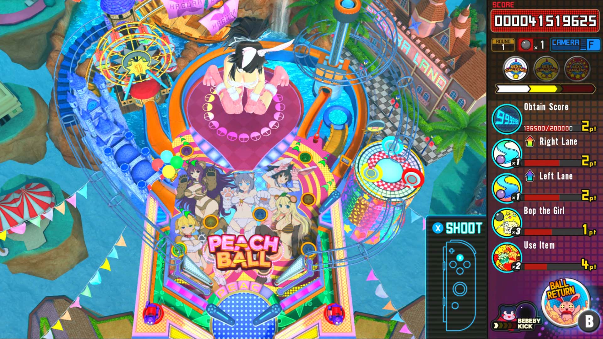 Senran Kagura Peach Ball screenshot 3 for Nintendo Switch