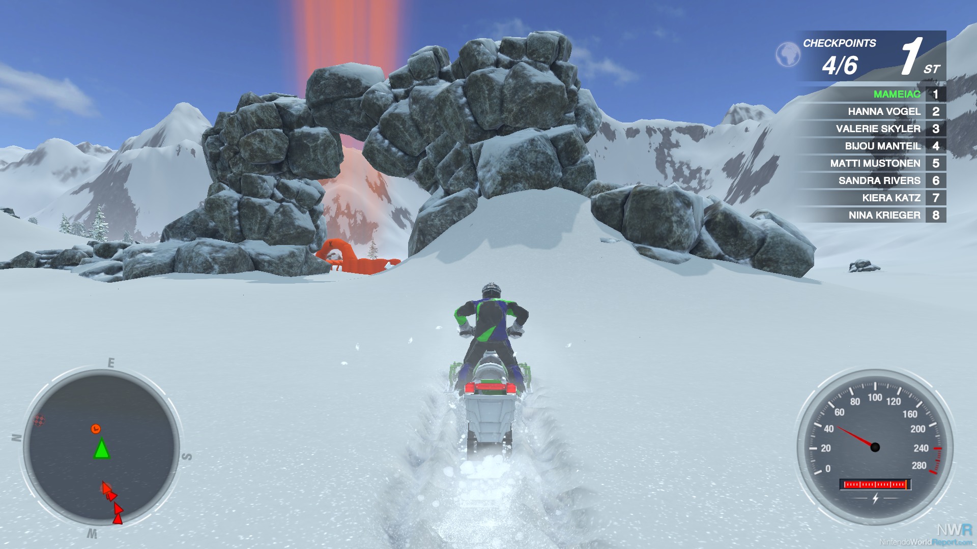 Snow Moto Racing Freedom screenshot 3 for Nintendo Switch