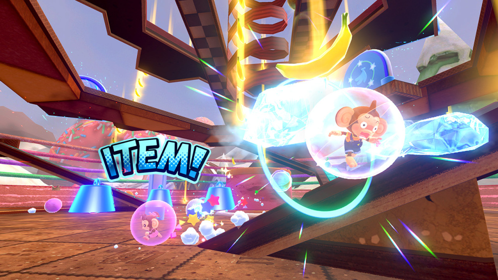 Sonic Forces + Super Monkey Ball: Banana Blitz screenshot 2 for Nintendo Switch