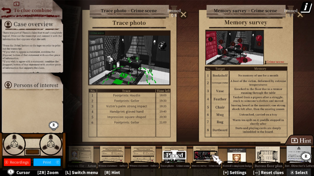 Staffer Case: A Supernatural Mystery Adventure screenshot 1 for Nintendo Switch
