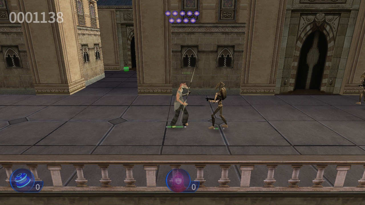 Star Wars Episode I Jedi Power Battles screenshot 2 for Nintendo Switch