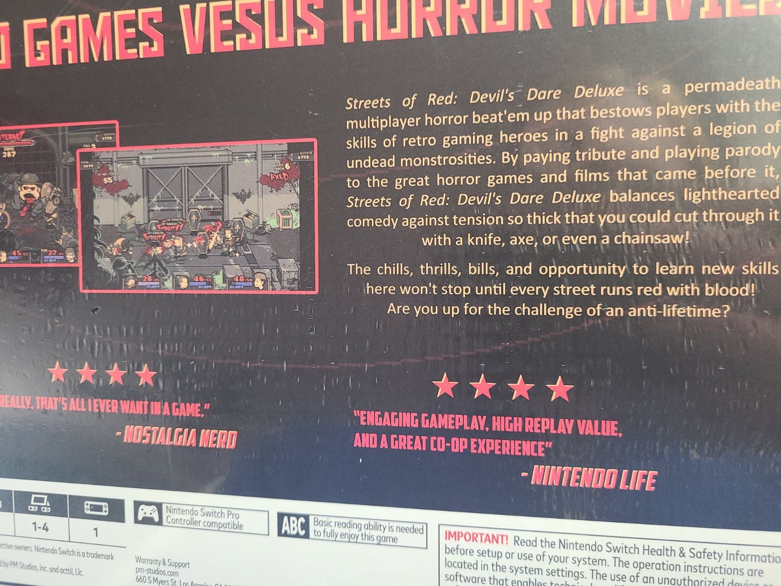 Streets Of Red Collector's Edition screenshot 3 for Nintendo Switch