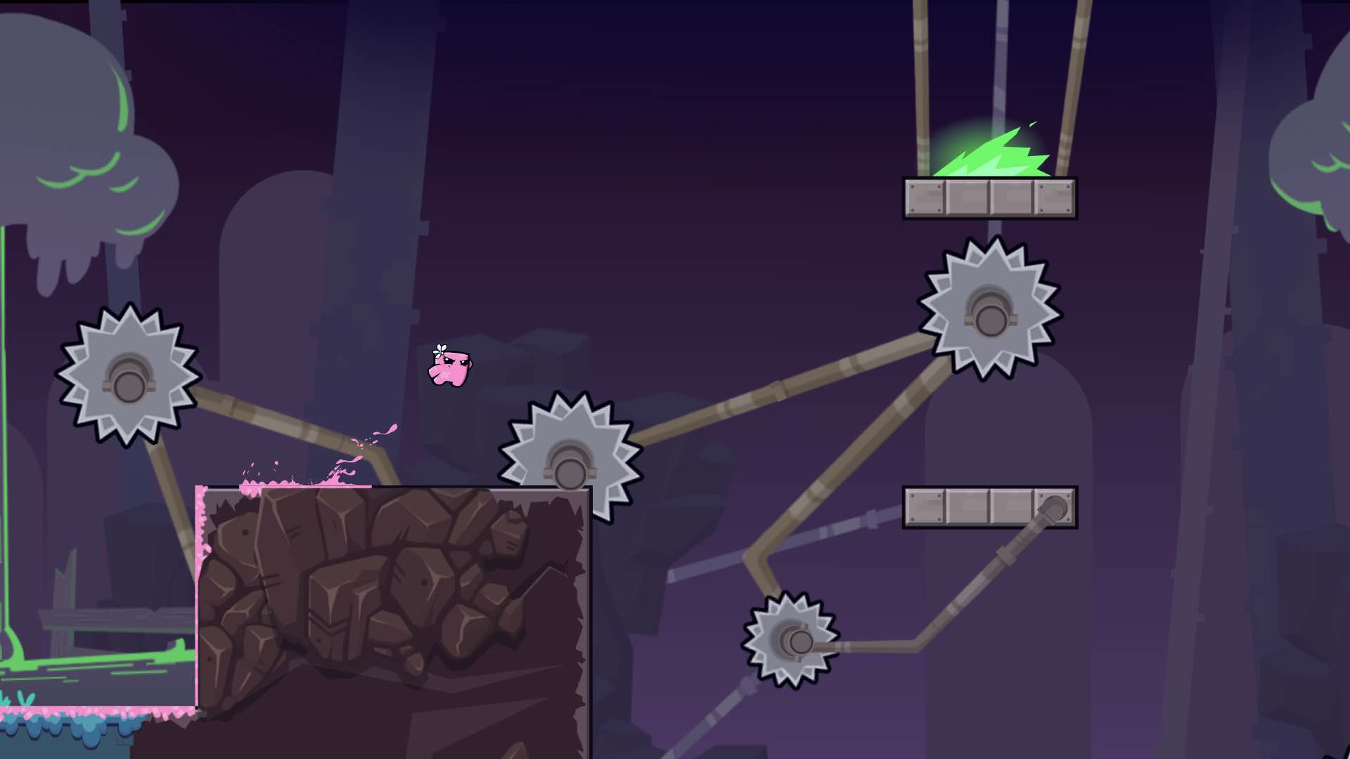 Super Meat Boy Forever screenshot 3 for Nintendo Switch