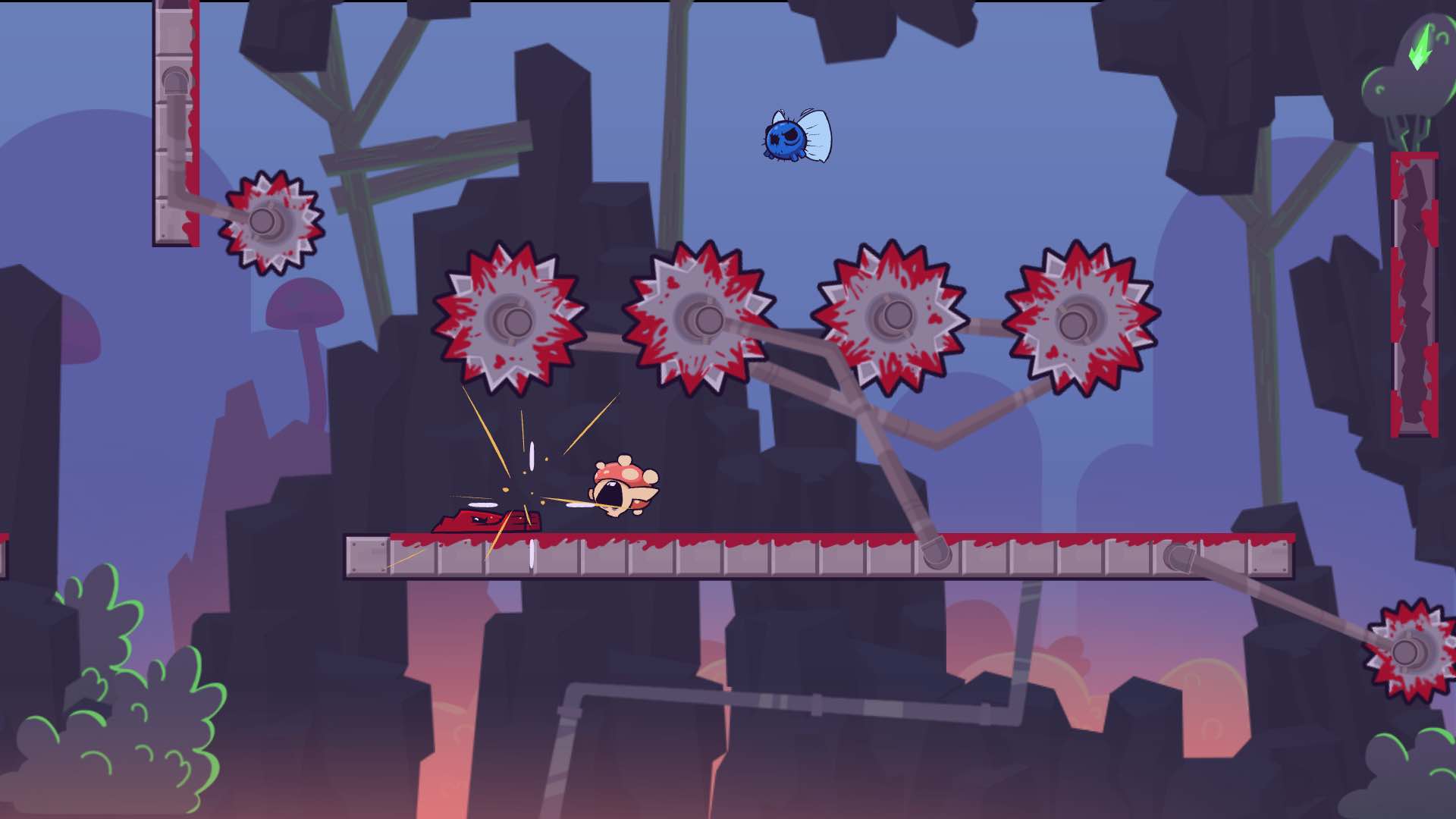 Super Meat Boy Forever screenshot 4 for Nintendo Switch