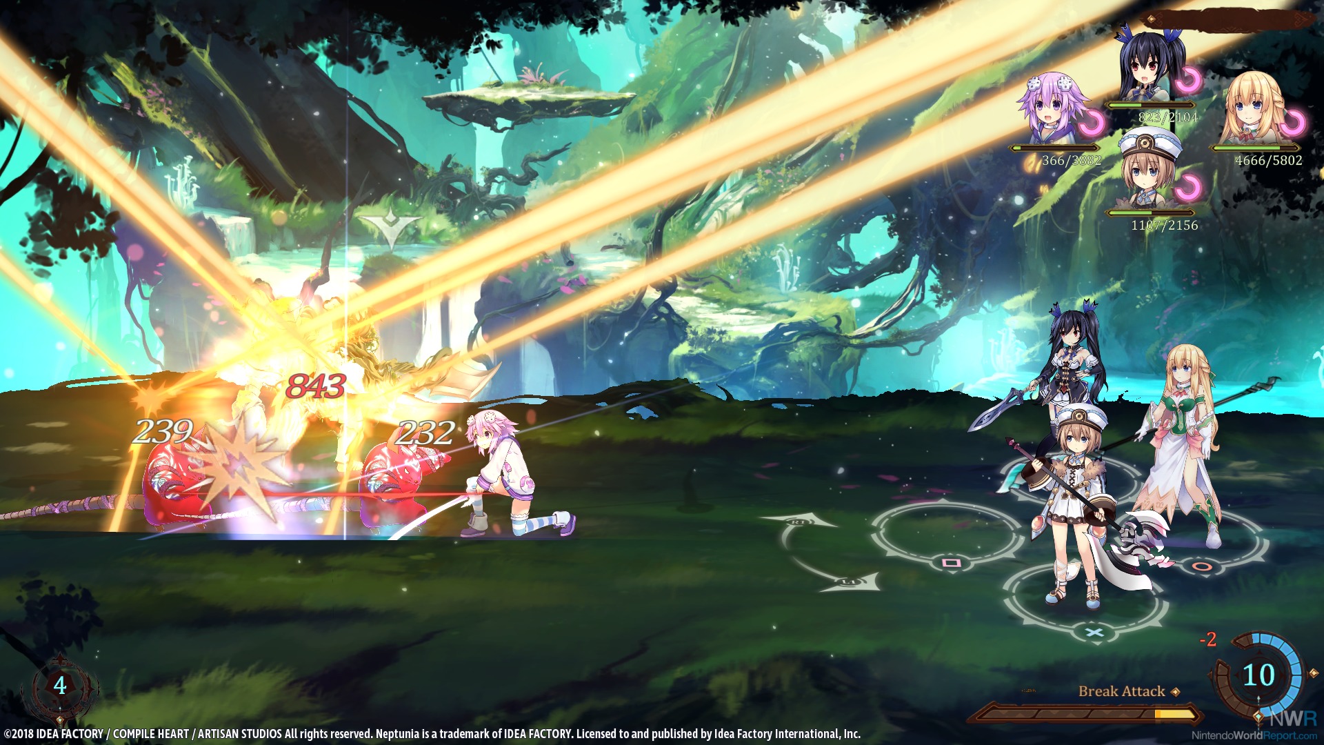 Super Neptunia RPG screenshot 2 for Nintendo Switch