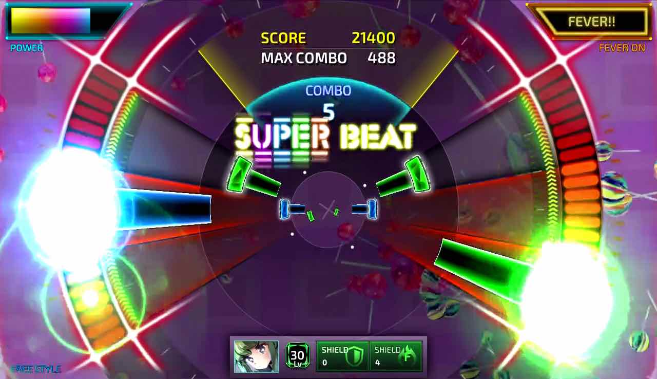 Superbeat: XONiC screenshot 3 for Nintendo Switch