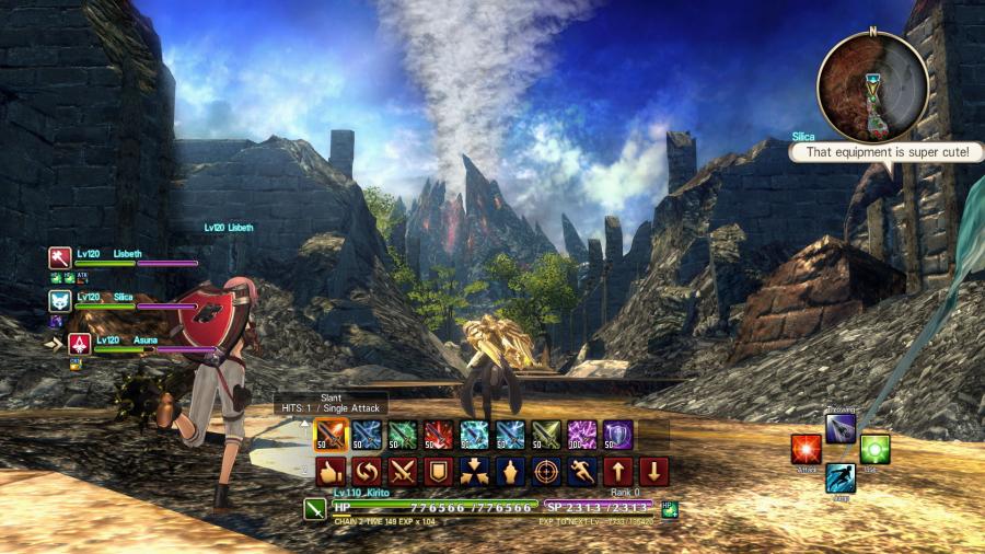 Sword Art Online Hollow Realization [Deluxe Edition] screenshot 2 for Nintendo Switch