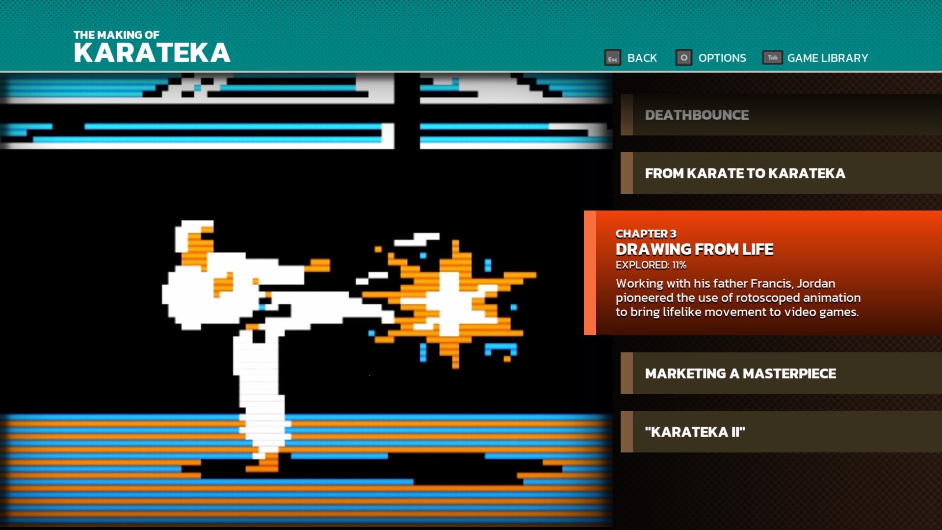 The Making Of Karateka screenshot 4 for Nintendo Switch