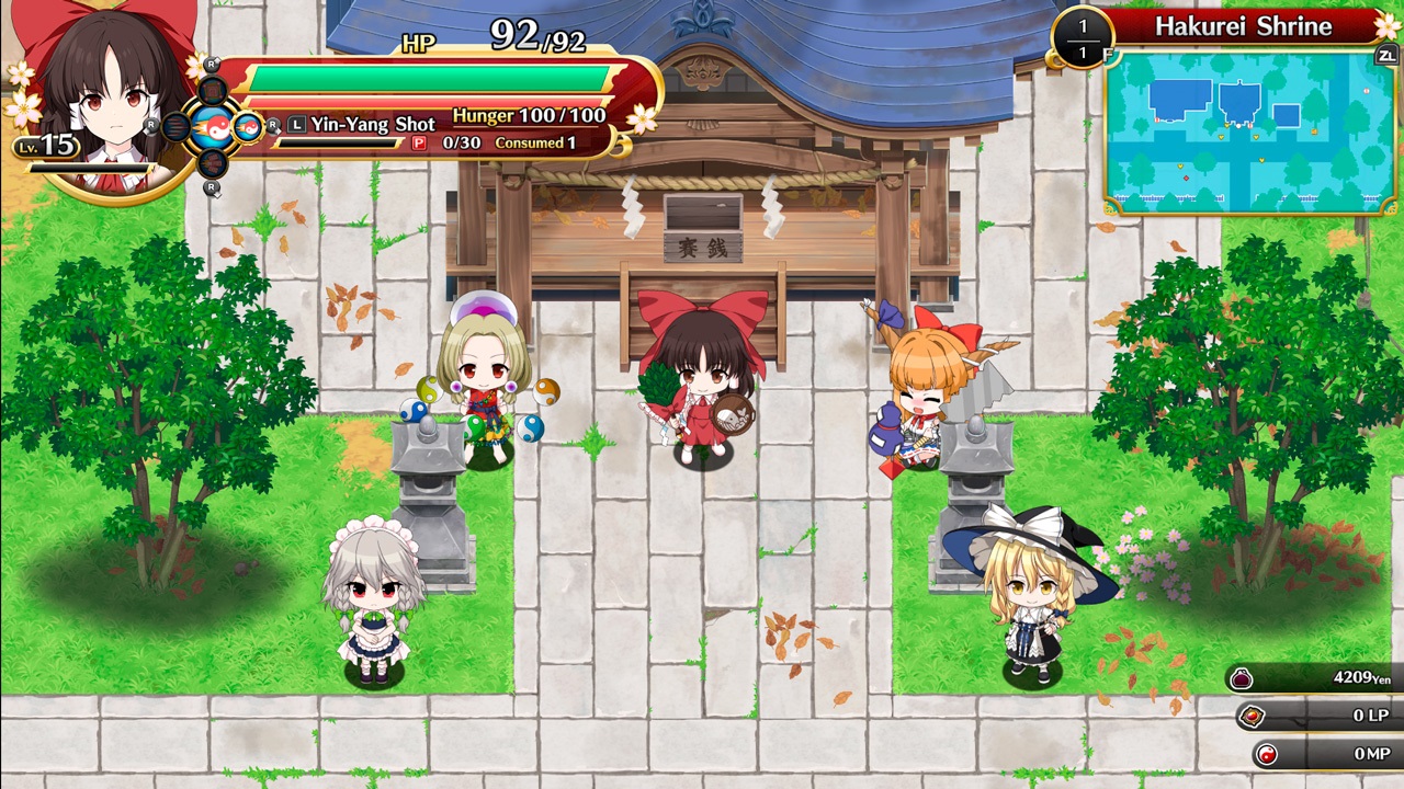 Touhou Genso Wanderer: Foresight screenshot 2 for Nintendo Switch